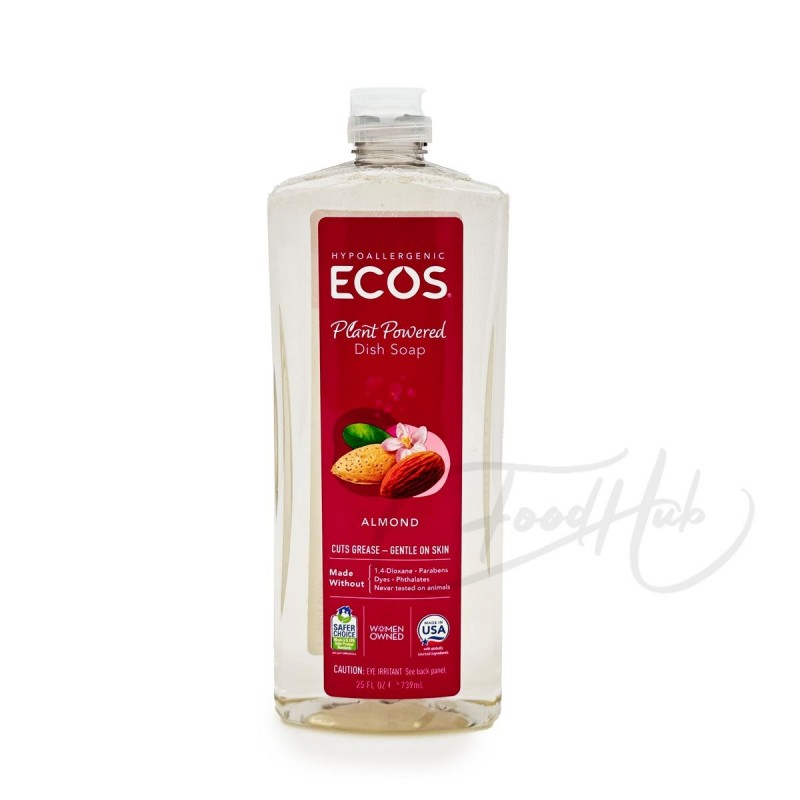 ECOS - 低敏洗碗液 | 杏仁味 | Hypoallergenic Plant Powered Dish Soap | Almond