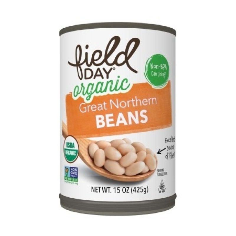 Field Day  - 有機罐裝白豆  | Organic Canned Great Northern Beans 