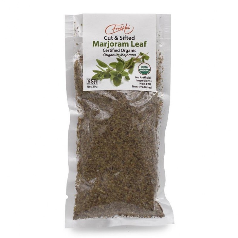 Food hub -有機馬鬱草(墨角蘭) | 碎葉 | Organic Marjoram Leaf | Cut & Sifted