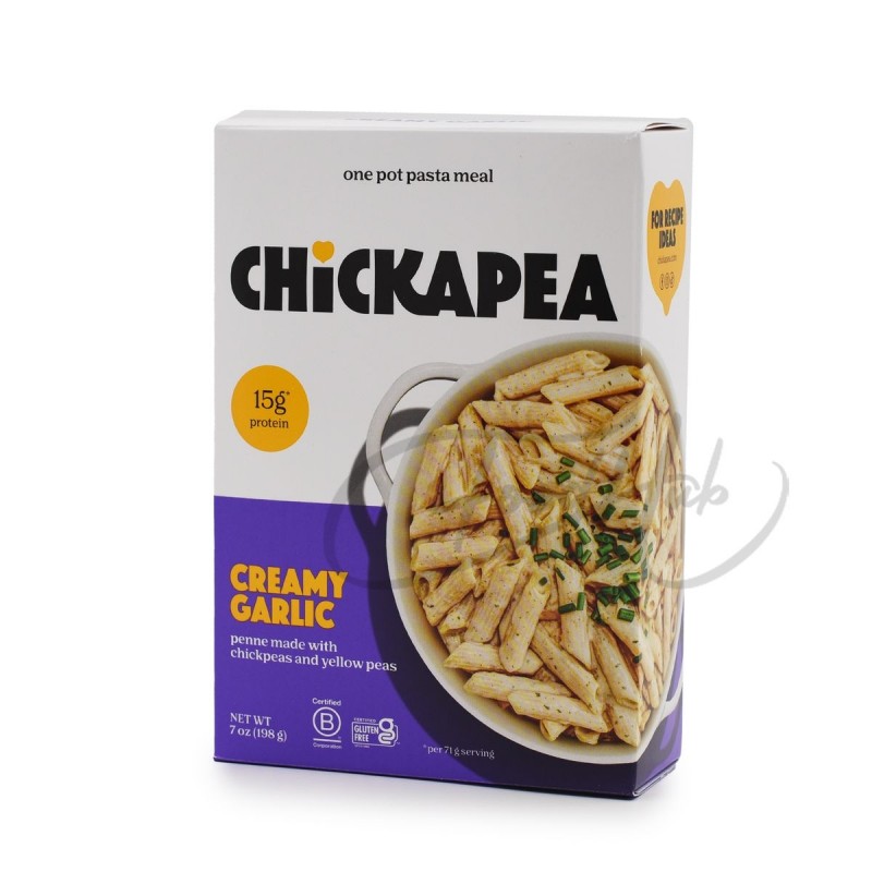 Chickapea - 無麩質忌廉蒜香鷹咀豆長通粉 | Gluten Free Chickpea Creamy Garlic Penne