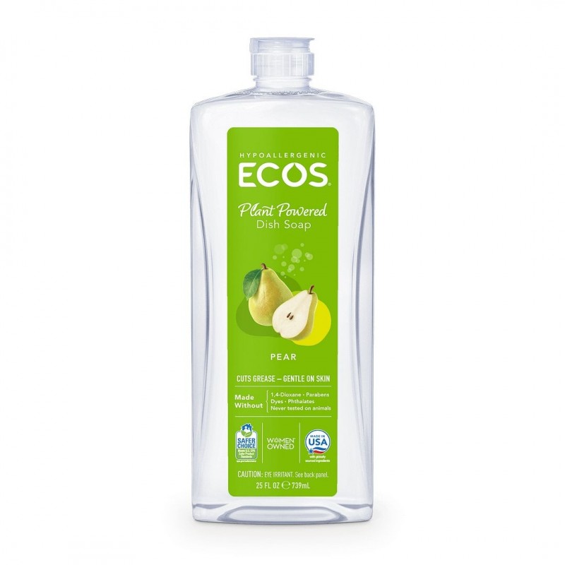 ECOS - 低敏洗碗液 | 啤梨味 | Hypoallergenic Plant Powered Dish Soap | Pear