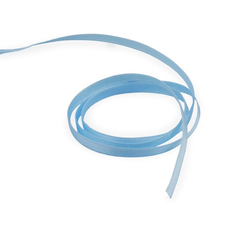 Oops - 手作/禮物包裝絲帶 | 粉藍色 | 0.6cm x 200cm | Wrapping Ribbon | Light Blue | 0.6cm x 200cm