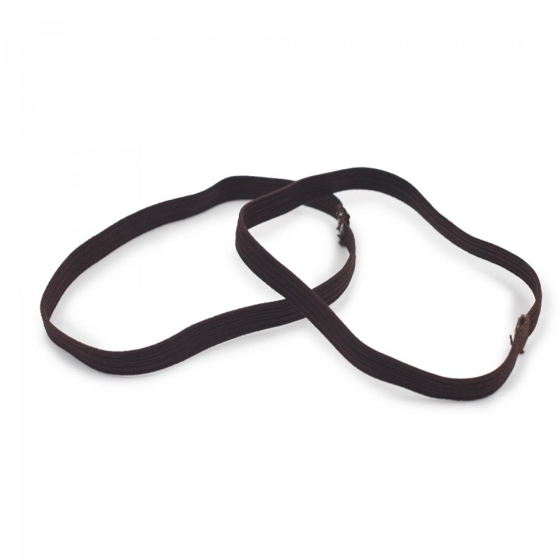 Oops - 扁橡筋織帶-深栗色 (13cm) 2條Elastic Band-Crater Brown (13cm) 2pcs