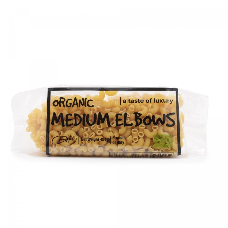Food hub - 有機傳統小麥中通心粉Organic Medium Elbows Pasta 