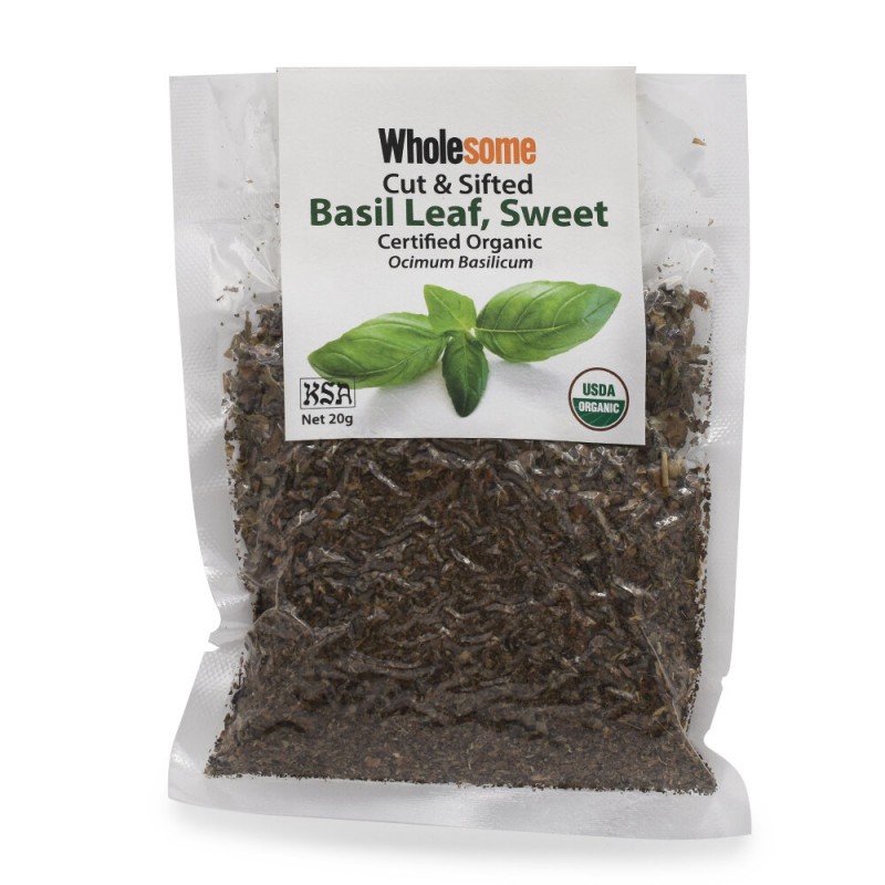Wholesome - 有機羅勒葉 Organic Cut & Sifted Sweet Basil Leaf