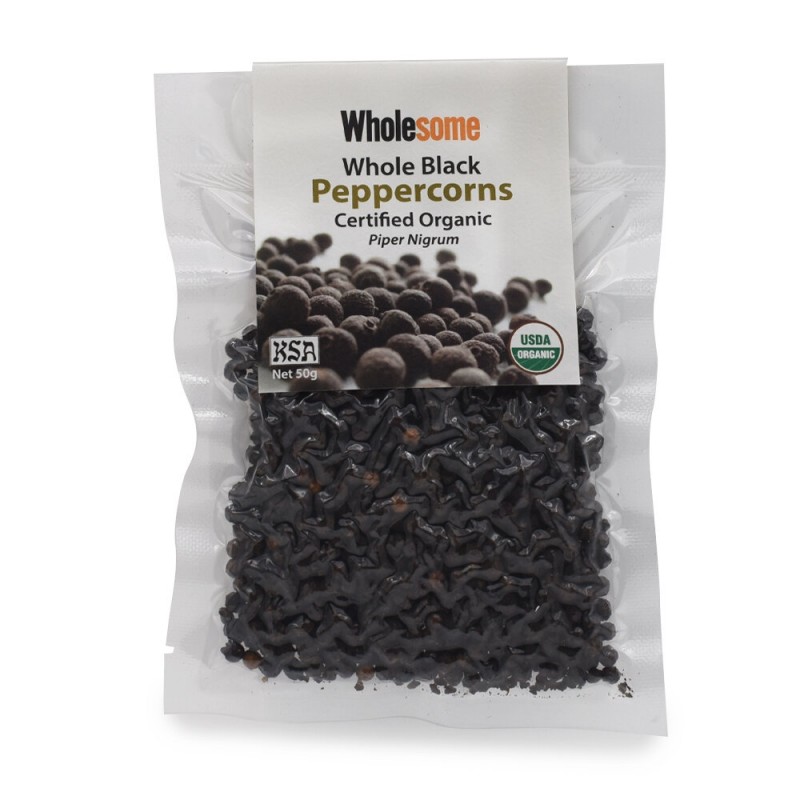 Wholesome - 有機黑胡椒粒 | Organic Whole Black Peppercorns
