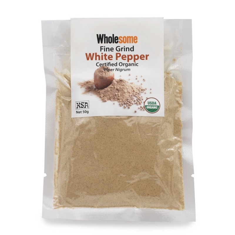 Wholesome - 有機白胡椒粉 | Organic Fine Grind White Pepper