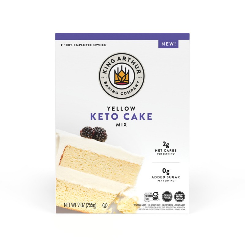 "King Arthur" 生酮蛋糕粉 Yellow Keto Cake Mix