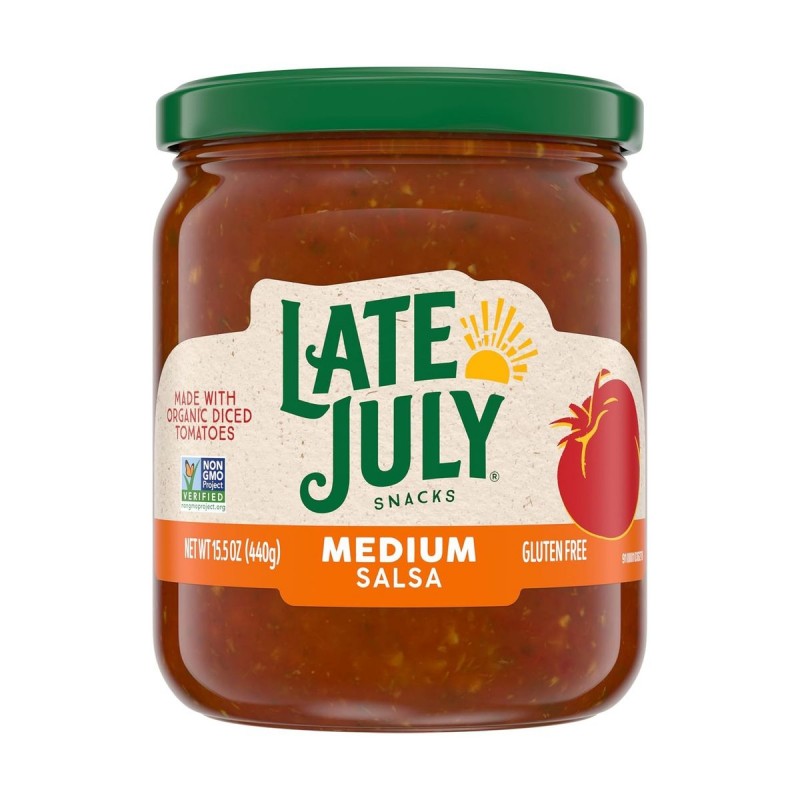 LATE JULY - 美國無麩質香辣莎莎醬 | 中辣 | Gluten Free Non GMO Salsa | Medium