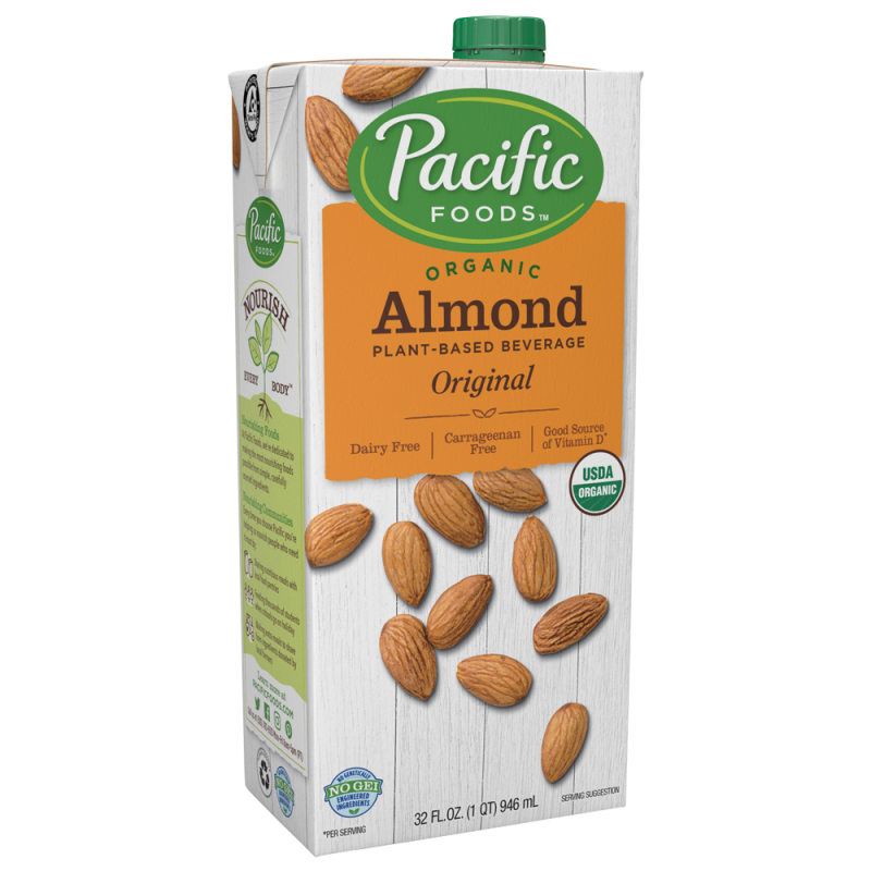 美國有機杏仁原味植物奶 Pacific Foods Organic Almond Original Plant-based Beverage
