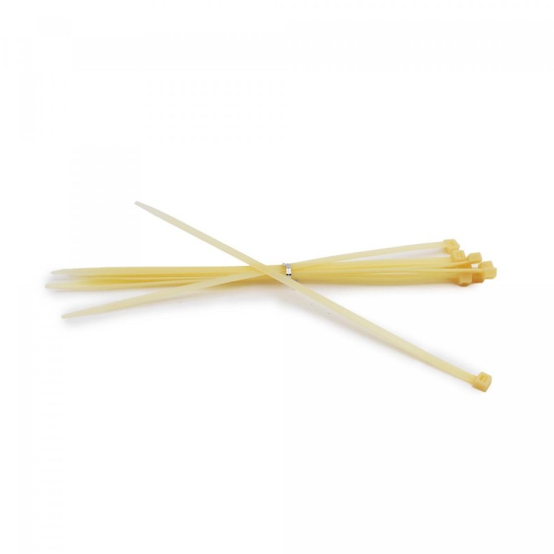 Oops - 米黃色電線索帶 | 10條 | 寬2mm W x 長15cm | Cable Ties | Cream Colour | 10 Pcs | 2mm W x 15cm L