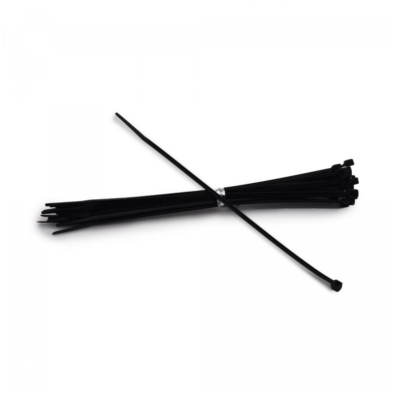 Oops - 黑色電線索帶 | 10條 | 2mm寬 x 16.7 cm長 | Cable Ties | Black Colour | 10 Pcs | 2mmW x 16.7cmL