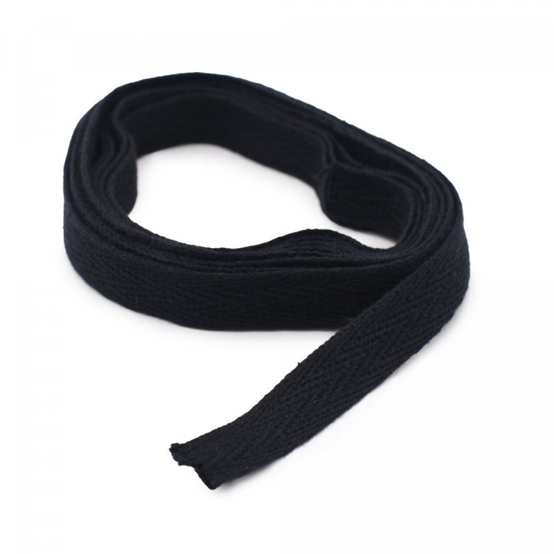 Oops - 綿織帶 | 黑色 | 200cm | Fabric Webbing | Black | 200cm
