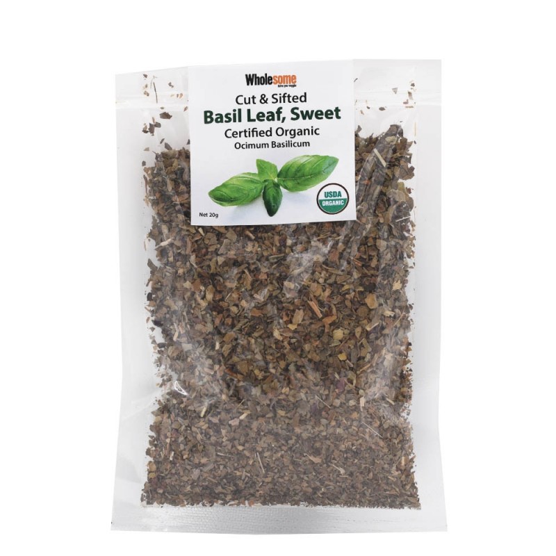 Wholesome - 有機羅勒葉 Organic Cut & Sifted Sweet Basil Leaf