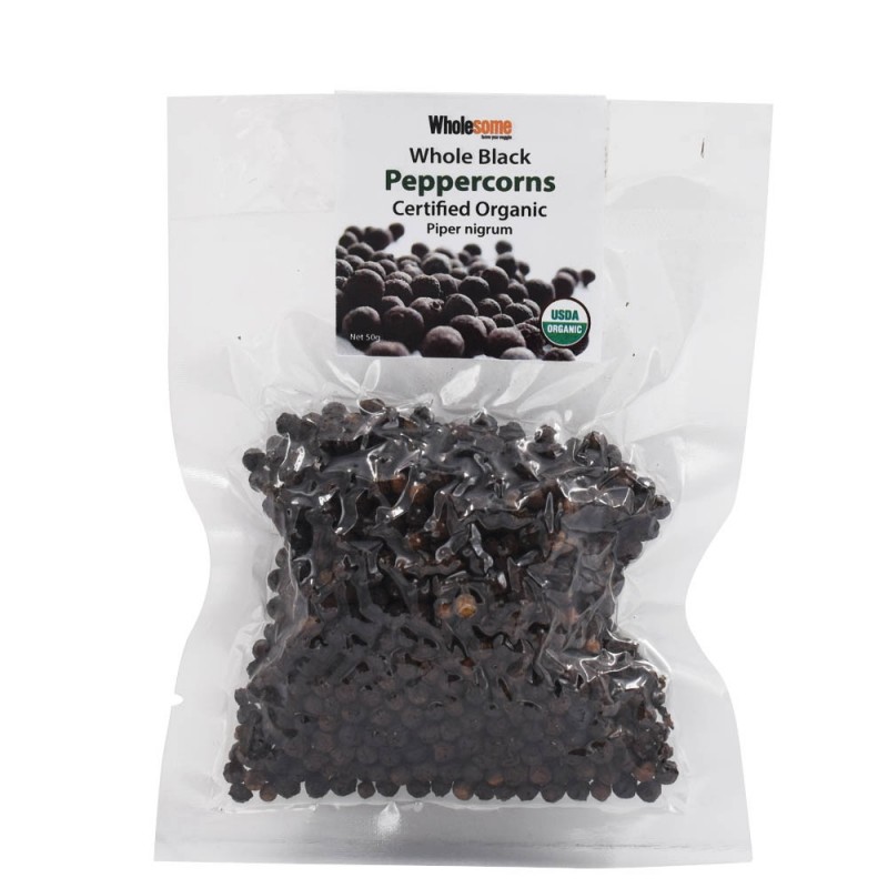 食養有機黑胡椒粒 Wholesome Organic Whole Black Peppercorns