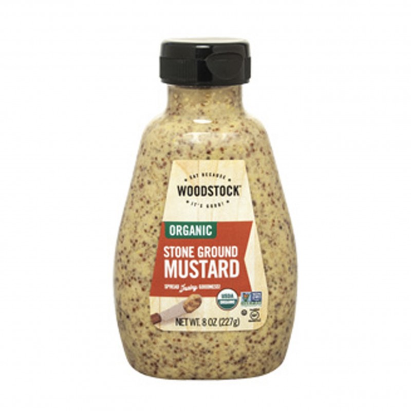 美國有機無麩質石磨芥茉醬"Woodstock" ORGANIC STONE GROUND MUSTARD