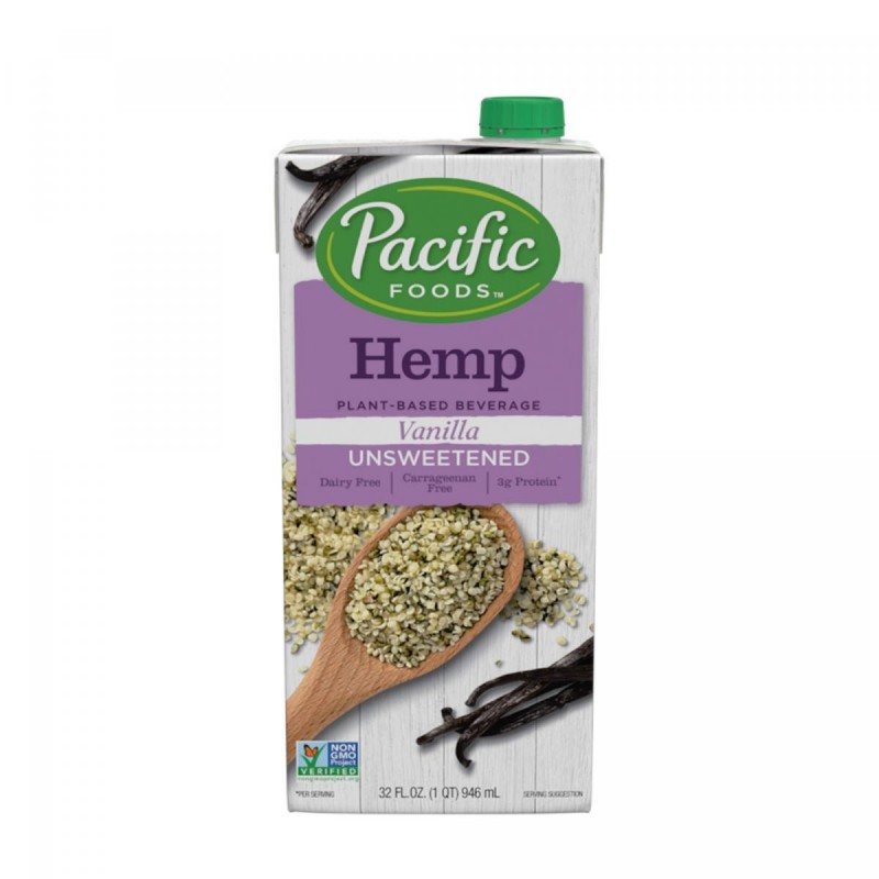  Pacific Foods 美國大麻籽雲呢拿植物奶 | 無糖 | Hemp Vanilla Unsweetened Plant-Based Beverag