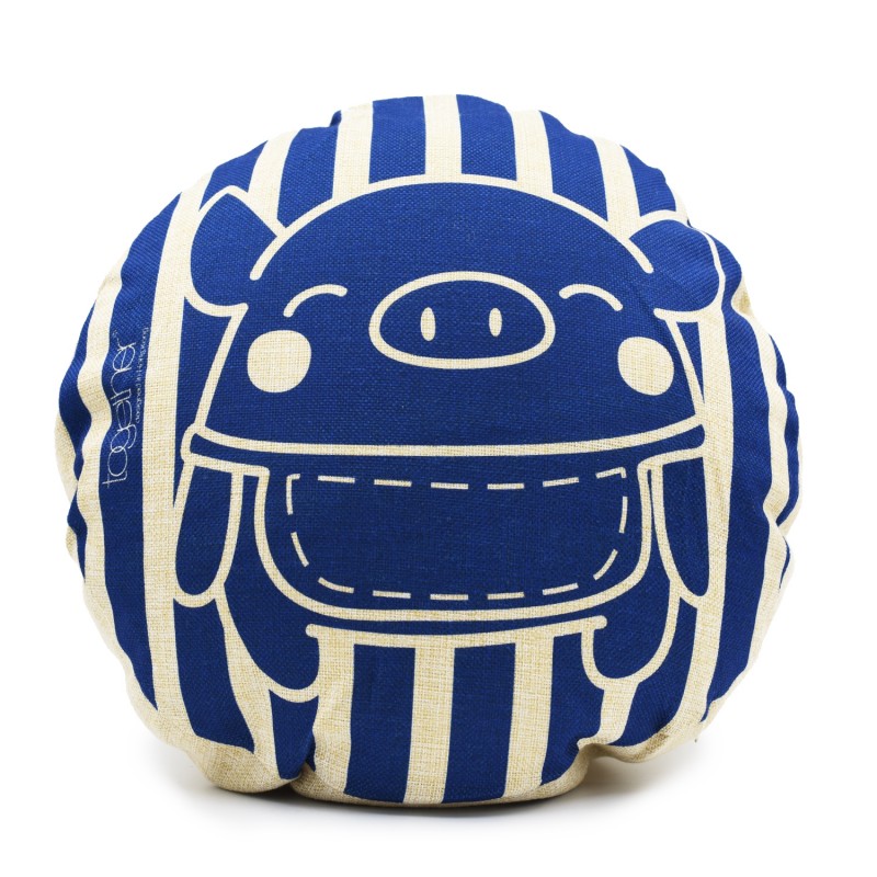 Together "Pingi Stripe" Circle Cushion (302294BL) 1件