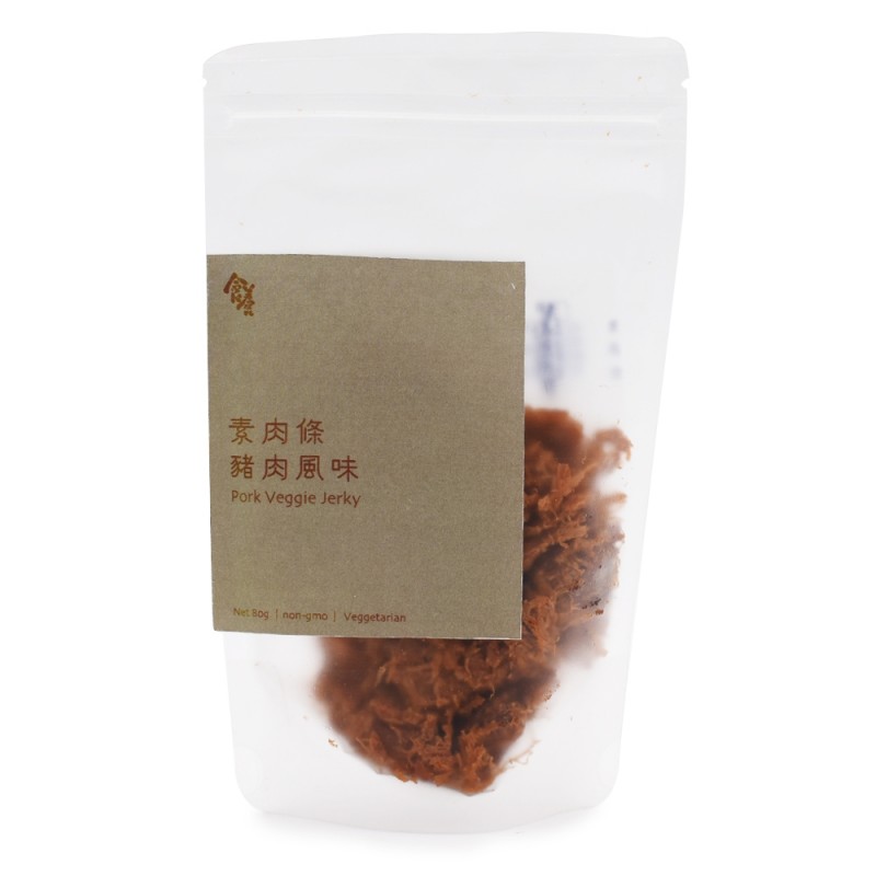 肥豬妹 - 素肉條 (豬肉風味) Pork Veggie Jerky