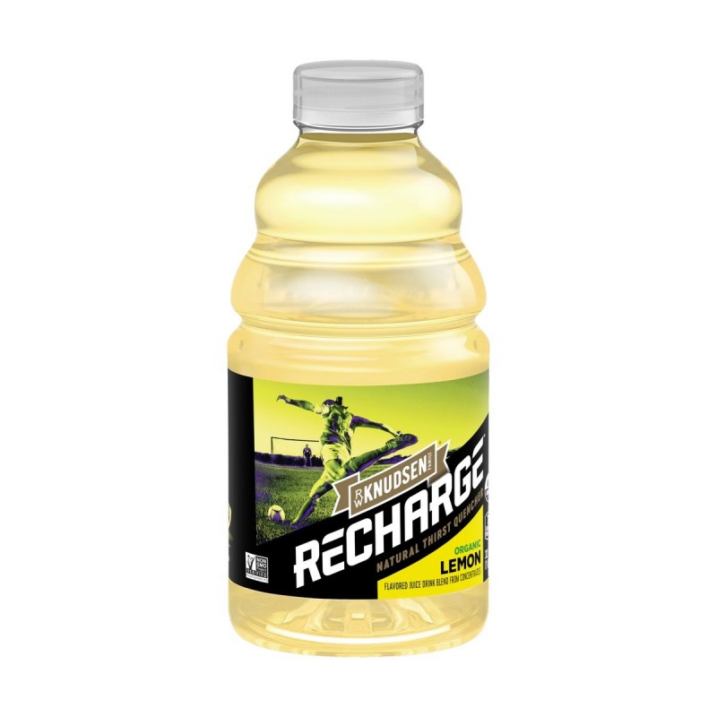 R.W. Knudsen -有機檸檬味運動補充體力飲品 | Organic Recharge Lemon Flavored Juice Sports Beverage with Electrolytes