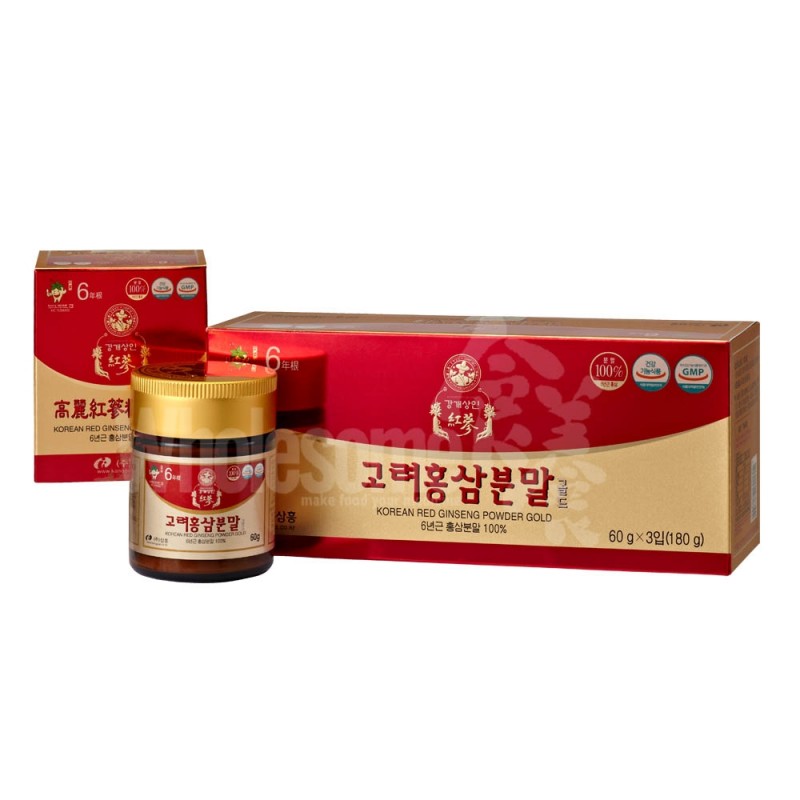 江開商人 - 韓國高麗紅蔘粉末 (禮盒裝) KANGGAE MERCHANT - Goryeo Red Ginseng Powder Gold (BOX SET)