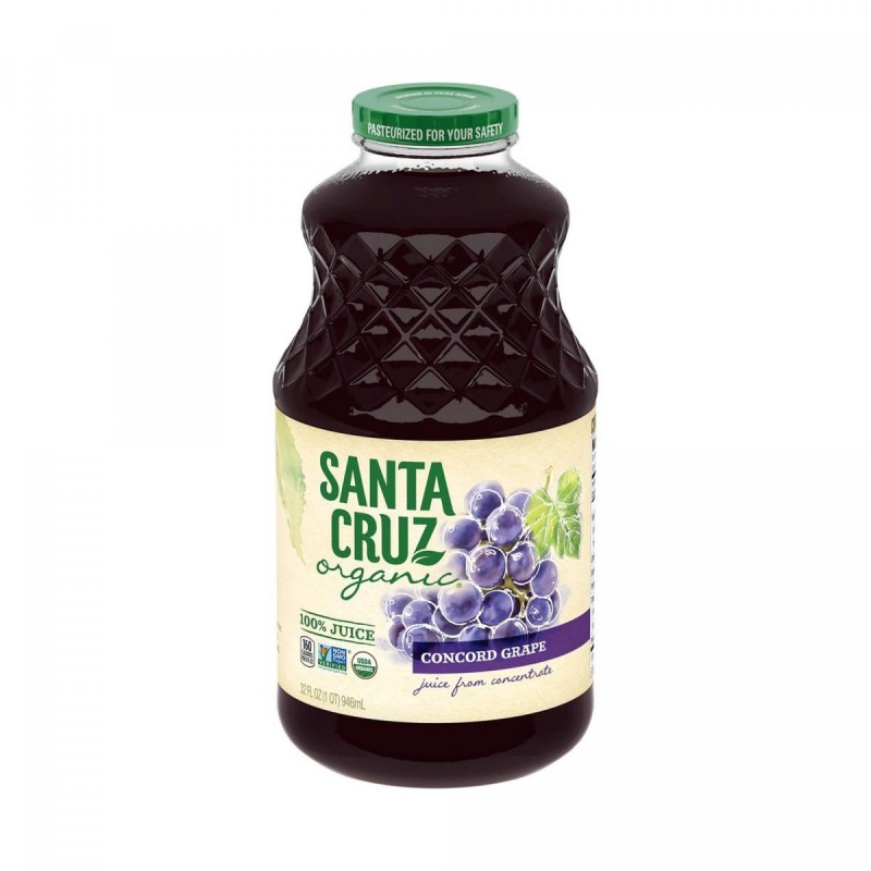 SANTA CRUZ 100%有機濃縮葡萄汁 | 946ml | Organic Concord Grape Juice Concentrate | 946ml