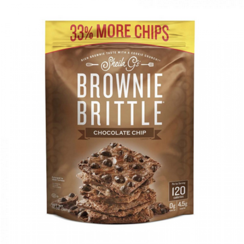  Sheila G's - 朱古力粒布朗尼脆片 (33% 增量裝） Chocolate Chips Brownie Brittle （33% More Chip)