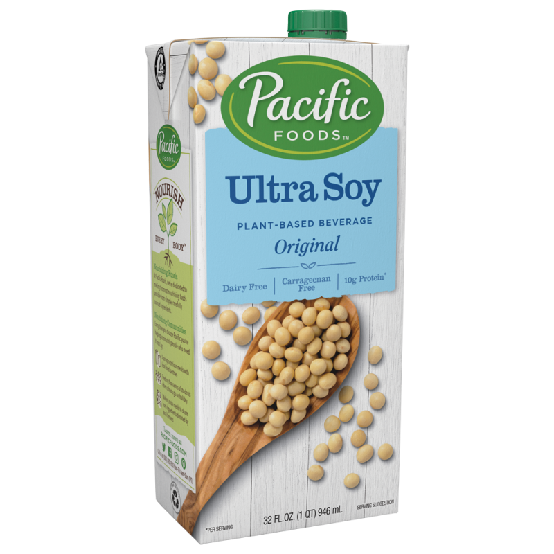 美國超濃大豆原味植物奶"Pacific Foods" ULTRA SOY ORIGINAL PLANT-BASED BEVERAGE