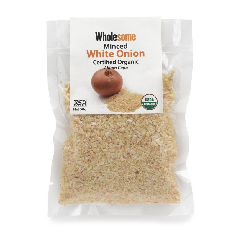 Wholesome - 有機白洋蔥碎 Organic Minced White Onion (Allium Cepa)