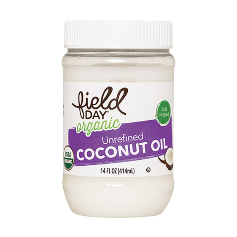 美國有機冷壓未精製椰子油"Field Day" ORGANIC COLD PRESSED UNREFINED COCONUT OIL