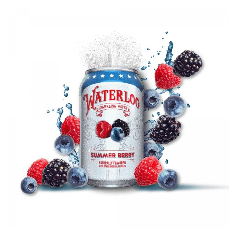 Waterloo - 雜梅味天然梳打水 | 六罐裝 | Summer Berry Naturally Sparkling Water