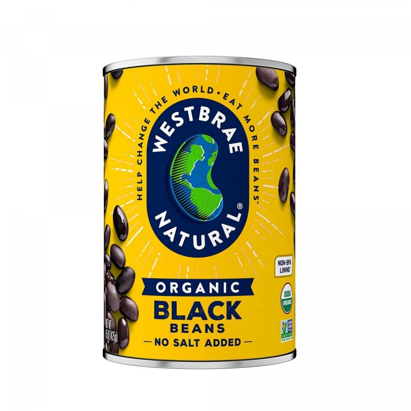 Westbrae Natural - 有機罐裝黑豆(無鹽) Organic Canned Black Beans (No added Salt)