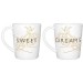 Human Touch - Nature Touch "Sweet Dreams" Set / 2 Mug (TT01-300) Package-set of 2 mugs