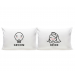 Human Touch - "新婚夫婦" 情侶枕頭套 "Bride & Groom" Set / 2 Couple Pillow Case (3HT04-164)